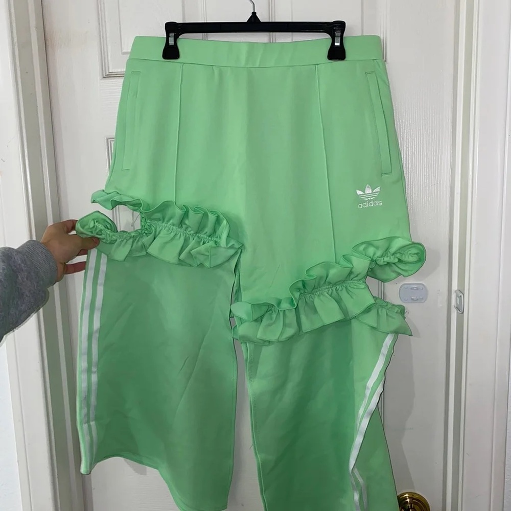 Adidas Originals J KOO 3 Stripe Trefoil Ruffle Skirt